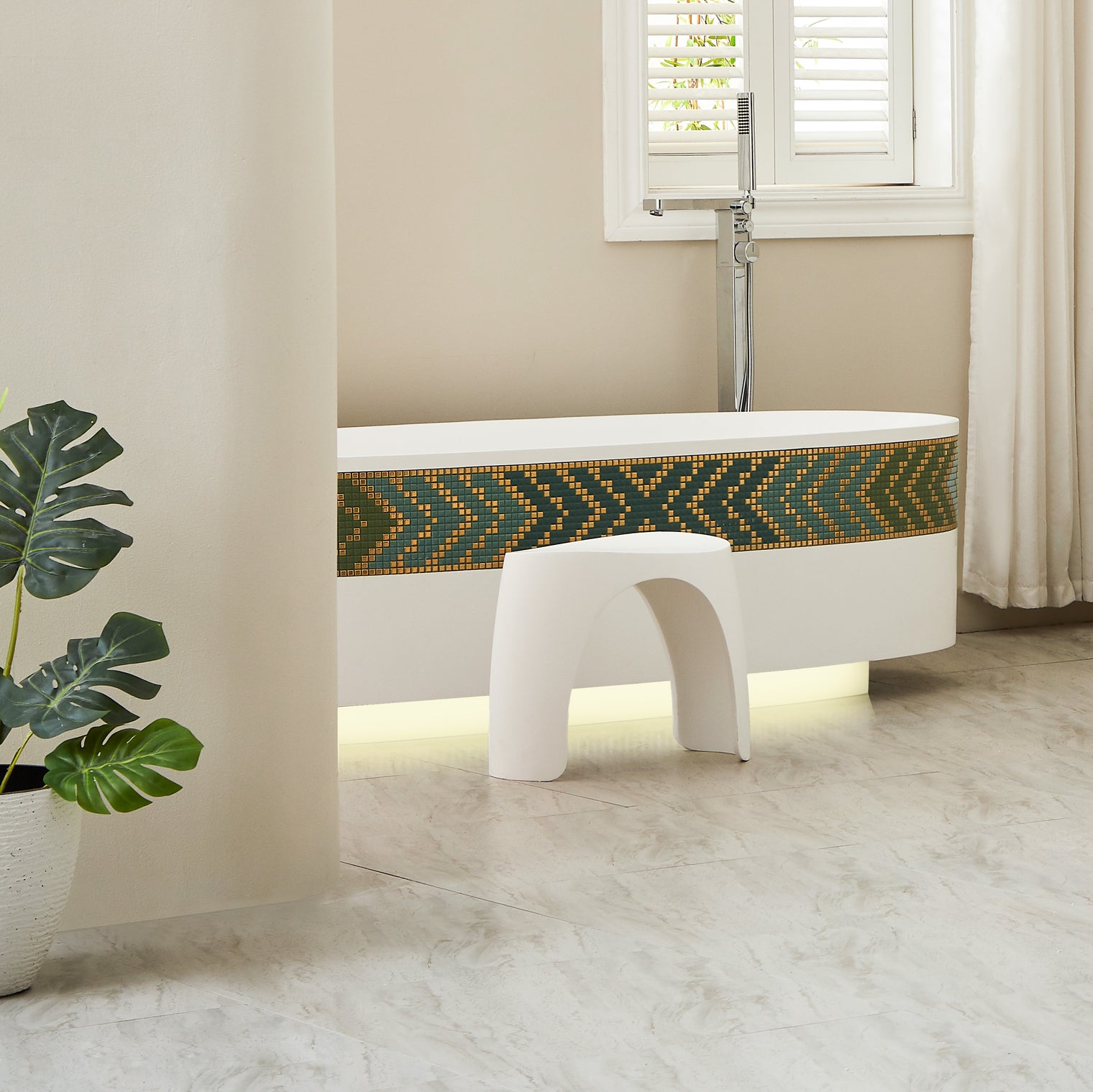 SolidHarmony Stool-Stool-INFINITE-訂造洗手盆,浴室翻新, small size bathtubs, custom-made bathtub HK,freestanding bathtub Hong Kong, 獨立式 浴缸 香港, premium bathtub brands HK, Where to buy bathtubs in Hong Kong, best custom bathroom furniture HK, Infinite Bath, Infinite浴缸, Cloakroom,Vanities, Mirrors,Bathroom Furniture, 浴室裝修,浴室 櫃 訂造