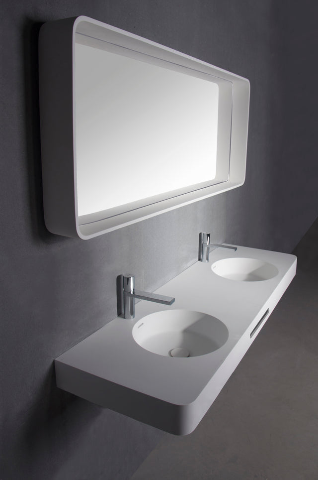 Cirque WM 150DB with Towel Bar-WALL MOUNT WASHBASINS-訂造一體無縫洗手盆,Tailor made Washbasins,waterbasin hk, 浴室物料,浴室裝修,訂造洗手盆,浴室翻新,Bathroomware ,Bespoke bathroom,浴室配件,訂造浴室潔具,訂造浴室傢俬,香港 浴室設計 公司,best custom bathroom furniture HK, Infinite Bath