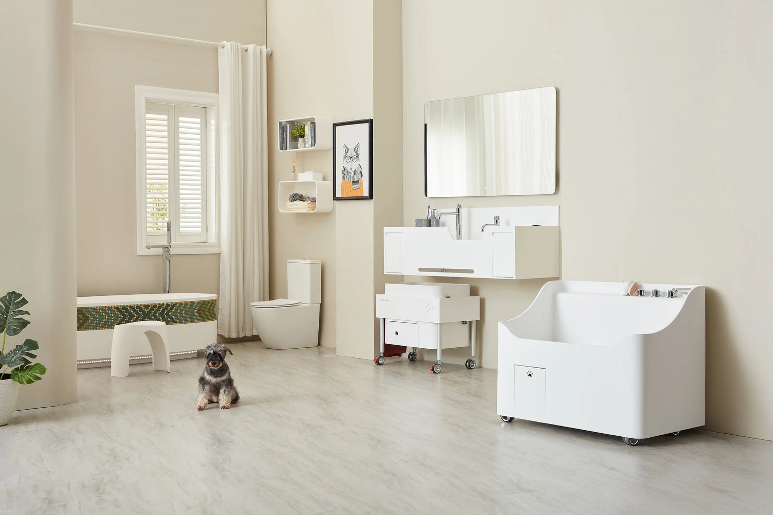 Doggie Bath (Large Breed)-BATHTUBS-doggie bath, dog bathtub, puppy bathtub,寵物浴缸,可移動浴缸,pet bathtub, 大型犬浴缸,小型犬浴缸, 犬隻浴缸,狗狗浴缸,Dog Grooming Bath Tub, animal bathtub, cat bathtub, Small pet bathtub hk,寵物沖涼,寵物洗澡