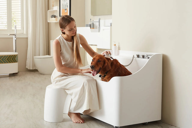 Doggie Bath (Large Breed)-BATHTUBS-doggie bath, dog bathtub, puppy bathtub,寵物浴缸,可移動浴缸,pet bathtub, 大型犬浴缸,小型犬浴缸, 犬隻浴缸,狗狗浴缸,Dog Grooming Bath Tub, animal bathtub, cat bathtub, Small pet bathtub hk,寵物沖涼,寵物洗澡