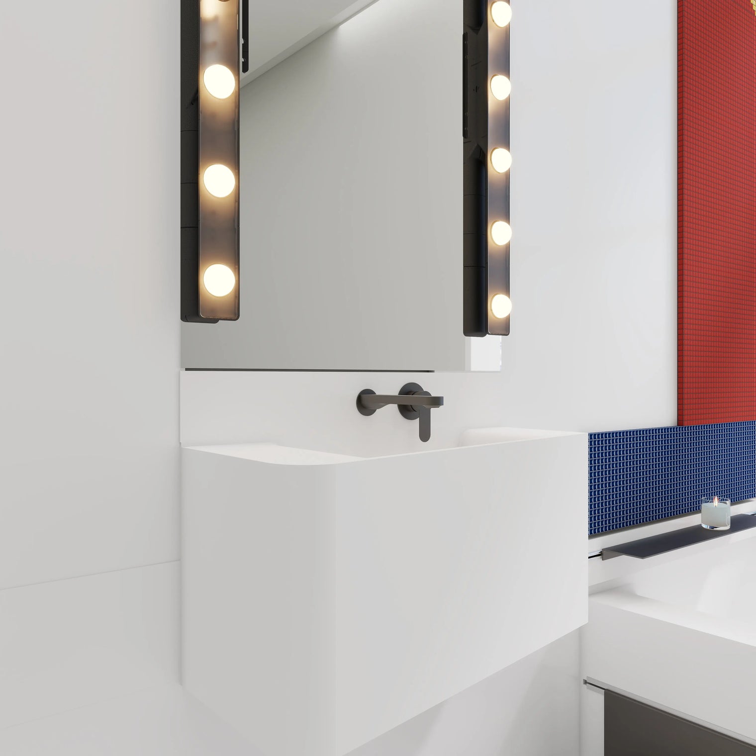 ELEMENTS Wall-Mount Washbasins Bowl on Right INFINITE BATH