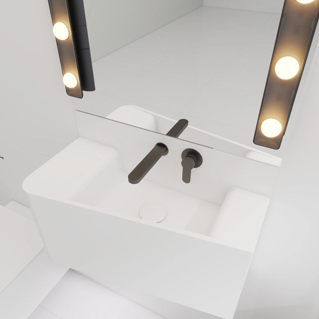 ELEMENTS Wall-Mount Washbasins Bowl on Right INFINITE BATH