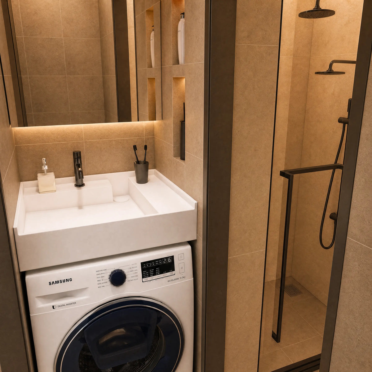 PURE Laundry Sink Rear 65L