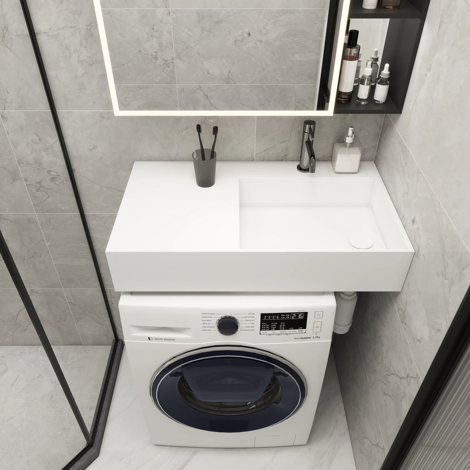 PURE Laundry Sink WM 80R INFINITE