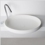 Ardea Semi-Recess Basin (Oval)-WALL MOUNT WASHBASINS-INFINITE-訂造洗手盆,浴室翻新, small size bathtubs, custom-made bathtub HK,freestanding bathtub Hong Kong, 獨立式 浴缸 香港, premium bathtub brands HK, Where to buy bathtubs in Hong Kong, best custom bathroom furniture HK, Infinite Bath, Infinite浴缸, Cloakroom,Vanities, Mirrors,Bathroom Furniture, 浴室裝修,浴室 櫃 訂造