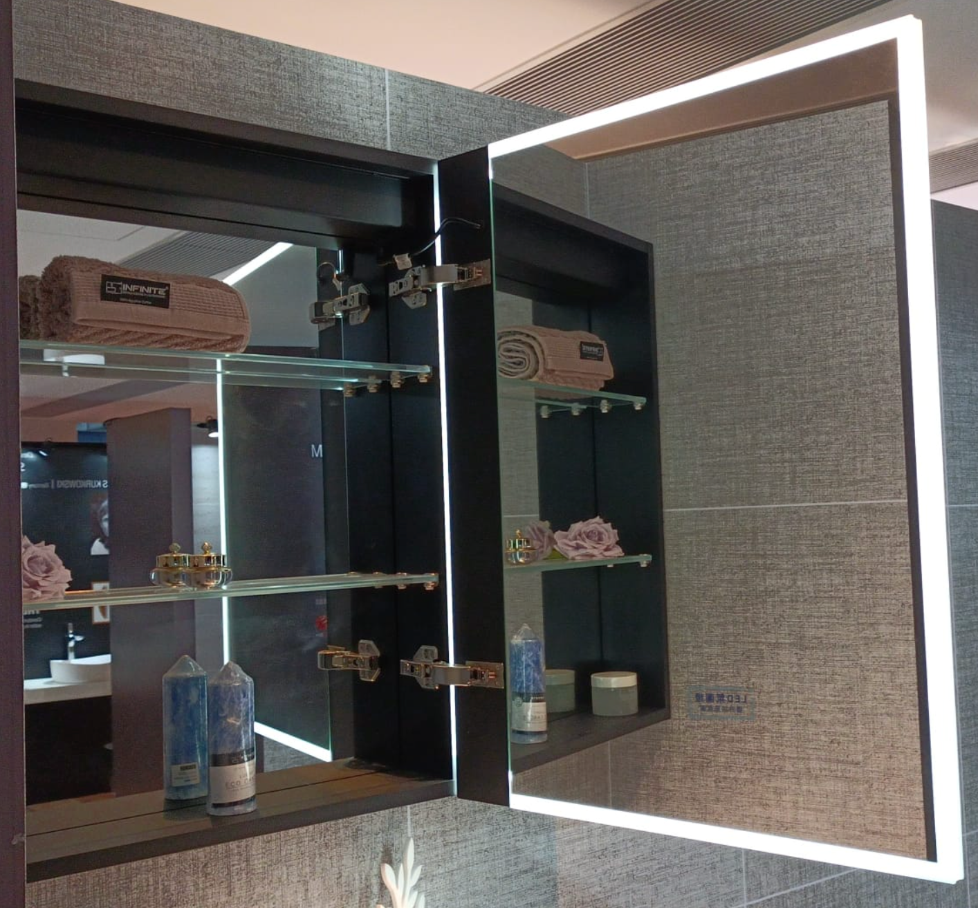 Mallorca Mirror Cabinet 80-Mirror Cabinets-Mallorca Mirror Cabinet 80-Mirror Cabinets-Smart bathroom Hong Kong, Smart mirror toilet, LED bathroom mirror, Smart mirror with light, High-tech toilet mirror, Smart vanity mirror, Mirror with LED lighting, Modern toilet mirror, Smart makeup mirror, Mirror with built-in lights, Smart mirror for bathroom, Luxury bathroom mirror, Digital mirror Hong Kong, Smart home bathroom accessories,智能浴室 香港, 智能廁所鏡, LED 浴室鏡, 智能鏡帶燈, 高科技廁所鏡, 智能化妝鏡, 鏡子帶LED燈, 內置燈光鏡子, 浴室智能鏡, 豪華浴室鏡, 數碼