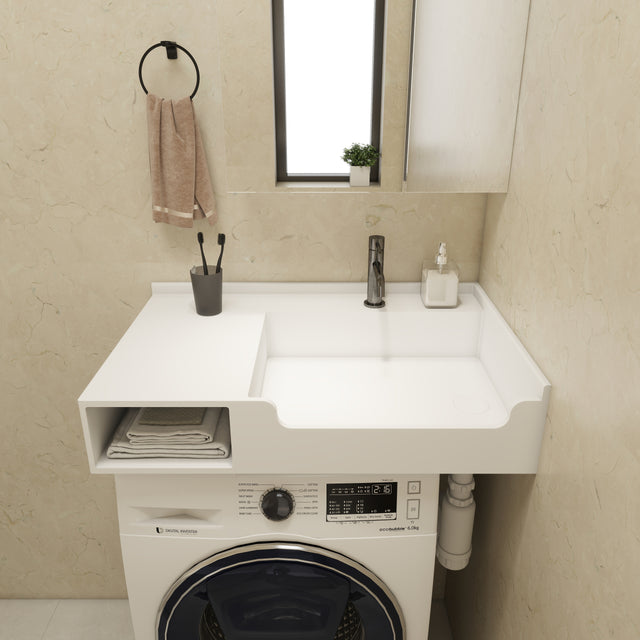PURE Laundry Sink WM 80R w/Shelf