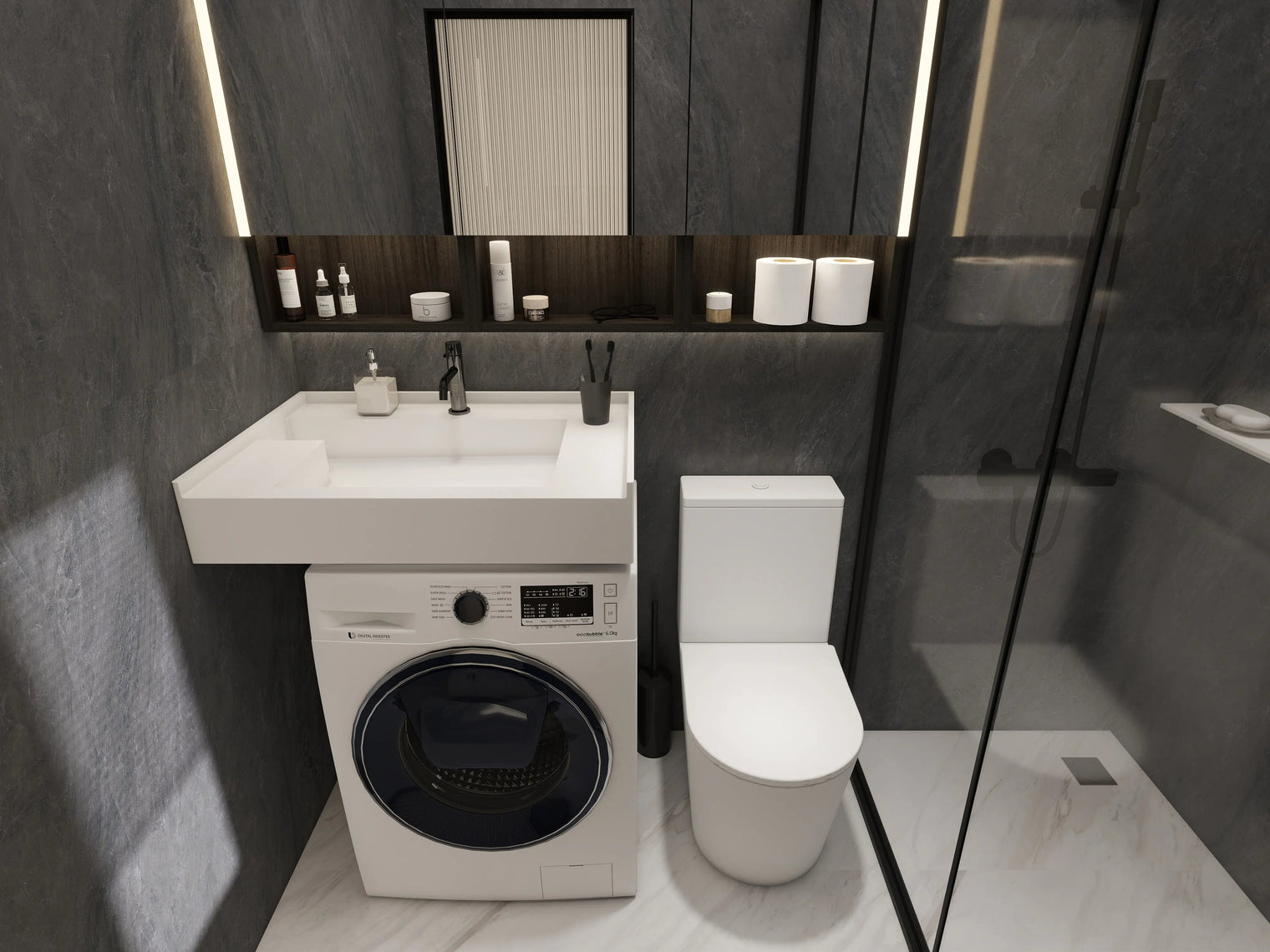 PURE Lanudry Sink WM 80LS