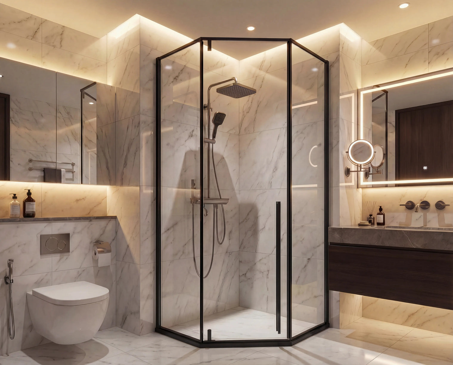 TOPAZ P Shower Screen