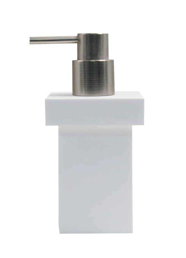 ROME Square Soap Dispenser-Accessories-high-end bathtub showroom Hong Kong, Infinite Bath, Infinite Showroom, mirror cabinet,Bathtub details, Bathroom Accessories,bathroom solid surface, bathroom tailor,bathroom furniture, 浴室物料,浴室配件,浴缸香港, Bathroomware ,Bespoke bathroom,洗手盤 訂造,Cloakroom,Vanities, Mirrors,Bathroom Furniture, 浴室裝修,浴室 櫃 訂造