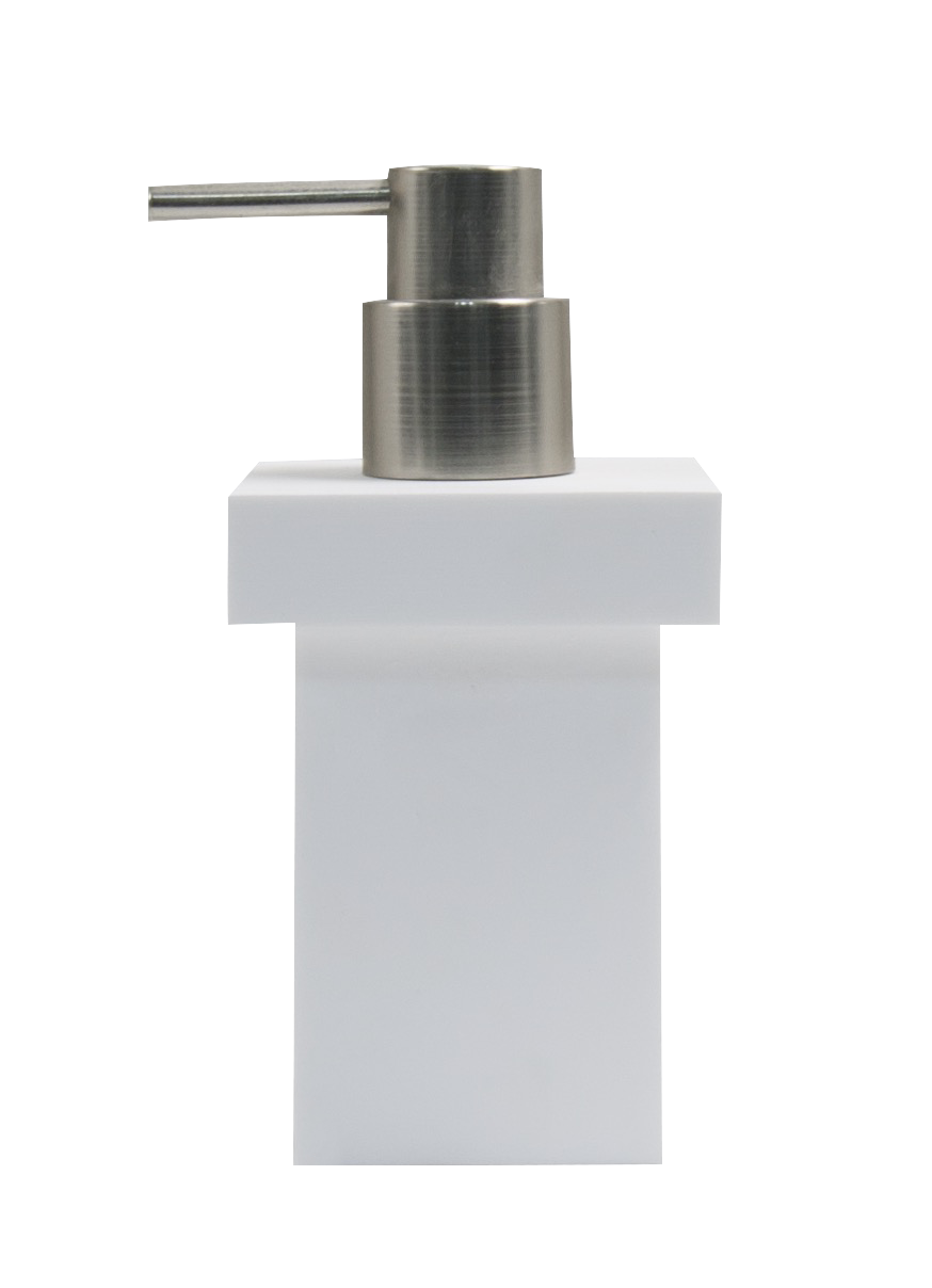ROME Square Soap Dispenser-Accessories-high-end bathtub showroom Hong Kong, Infinite Bath, Infinite Showroom, mirror cabinet,Bathtub details, Bathroom Accessories,bathroom solid surface, bathroom tailor,bathroom furniture, 浴室物料,浴室配件,浴缸香港, Bathroomware ,Bespoke bathroom,洗手盤 訂造,Cloakroom,Vanities, Mirrors,Bathroom Furniture, 浴室裝修,浴室 櫃 訂造