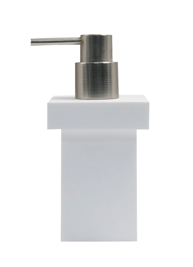 ROME Square Soap Dispenser-Accessories-high-end bathtub showroom Hong Kong, Infinite Bath, Infinite Showroom, mirror cabinet,Bathtub details, Bathroom Accessories,bathroom solid surface, bathroom tailor,bathroom furniture, 浴室物料,浴室配件,浴缸香港, Bathroomware ,Bespoke bathroom,洗手盤 訂造,Cloakroom,Vanities, Mirrors,Bathroom Furniture, 浴室裝修,浴室 櫃 訂造