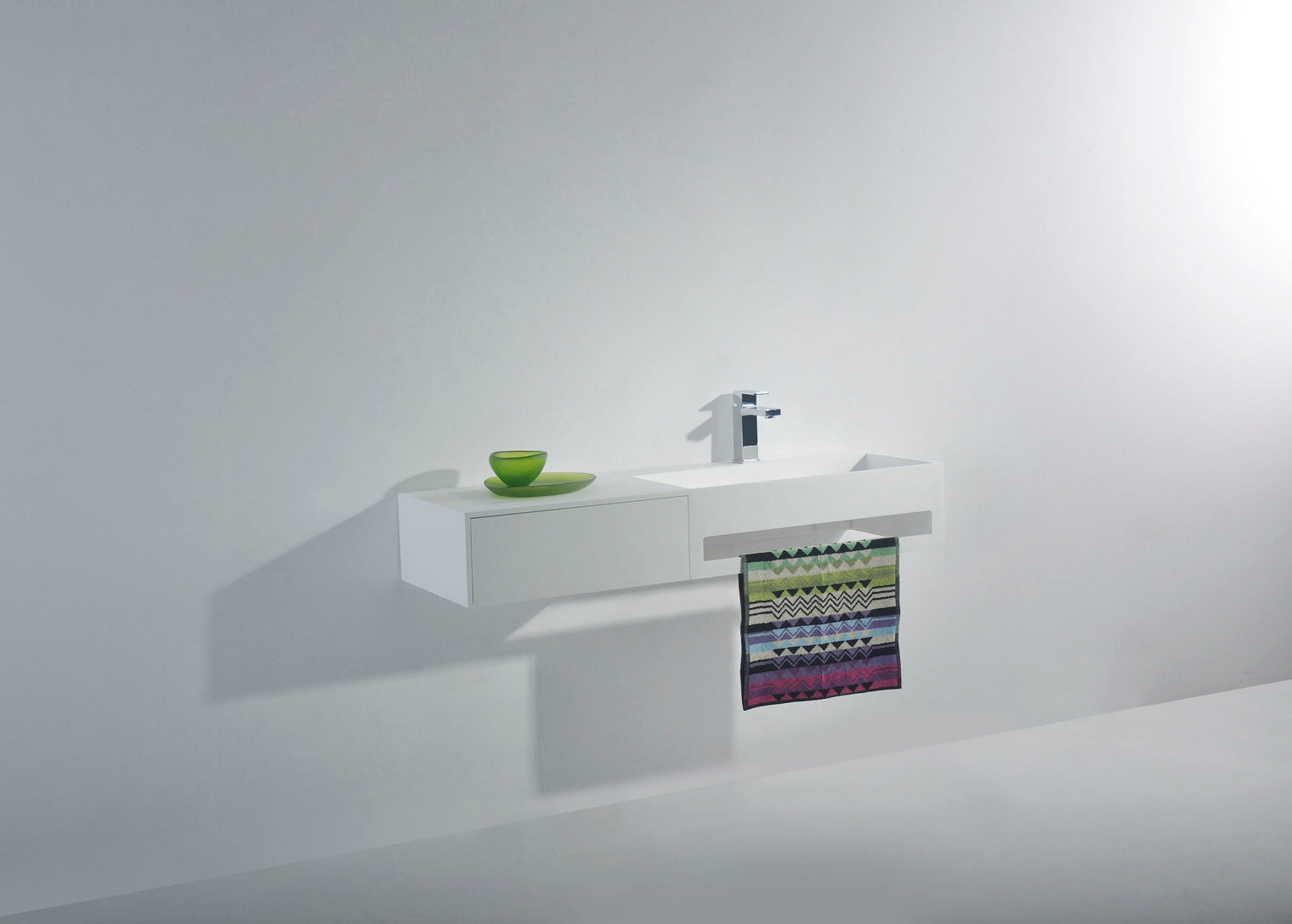 Pure WM 120R w/drawer-WALL MOUNT WASHBASINS-訂造一體無縫洗手盆,Tailor made Washbasins,waterbasin hk, 浴室物料,浴室裝修,訂造洗手盆,浴室翻新,Bathroomware ,Bespoke bathroom,浴室配件,訂造浴室潔具,訂造浴室傢俬,香港 浴室設計 公司,best custom bathroom furniture HK, Infinite Bath