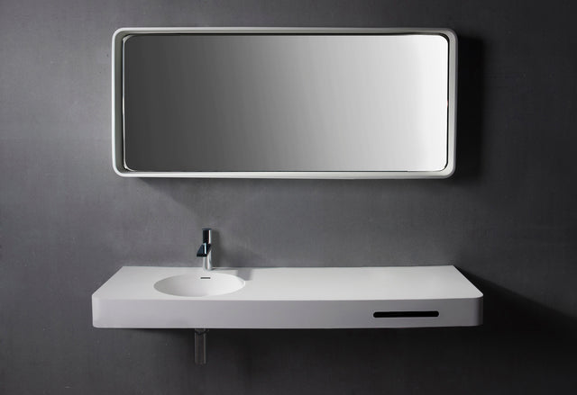 Cirque WM 120L with Towel Bar-WALL MOUNT WASHBASINS-訂造一體無縫洗手盆,Tailor made Washbasins,waterbasin hk, 浴室物料,浴室裝修,訂造洗手盆,浴室翻新,Bathroomware ,Bespoke bathroom,浴室配件,訂造浴室潔具,訂造浴室傢俬,香港 浴室設計 公司,best custom bathroom furniture HK, Infinite Bath