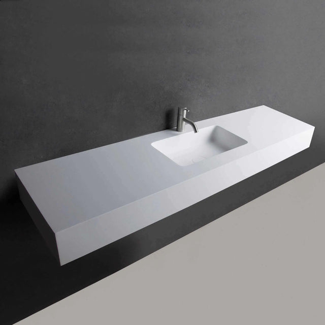 Vesta WM 140-WALL MOUNT WASHBASINS-訂造一體無縫洗手盆,Tailor made Washbasins,waterbasin hk, 浴室物料,浴室裝修,訂造洗手盆,浴室翻新,Bathroomware ,Bespoke bathroom,浴室配件,訂造浴室潔具,訂造浴室傢俬,香港 浴室設計 公司,best custom bathroom furniture HK, Infinite Bath