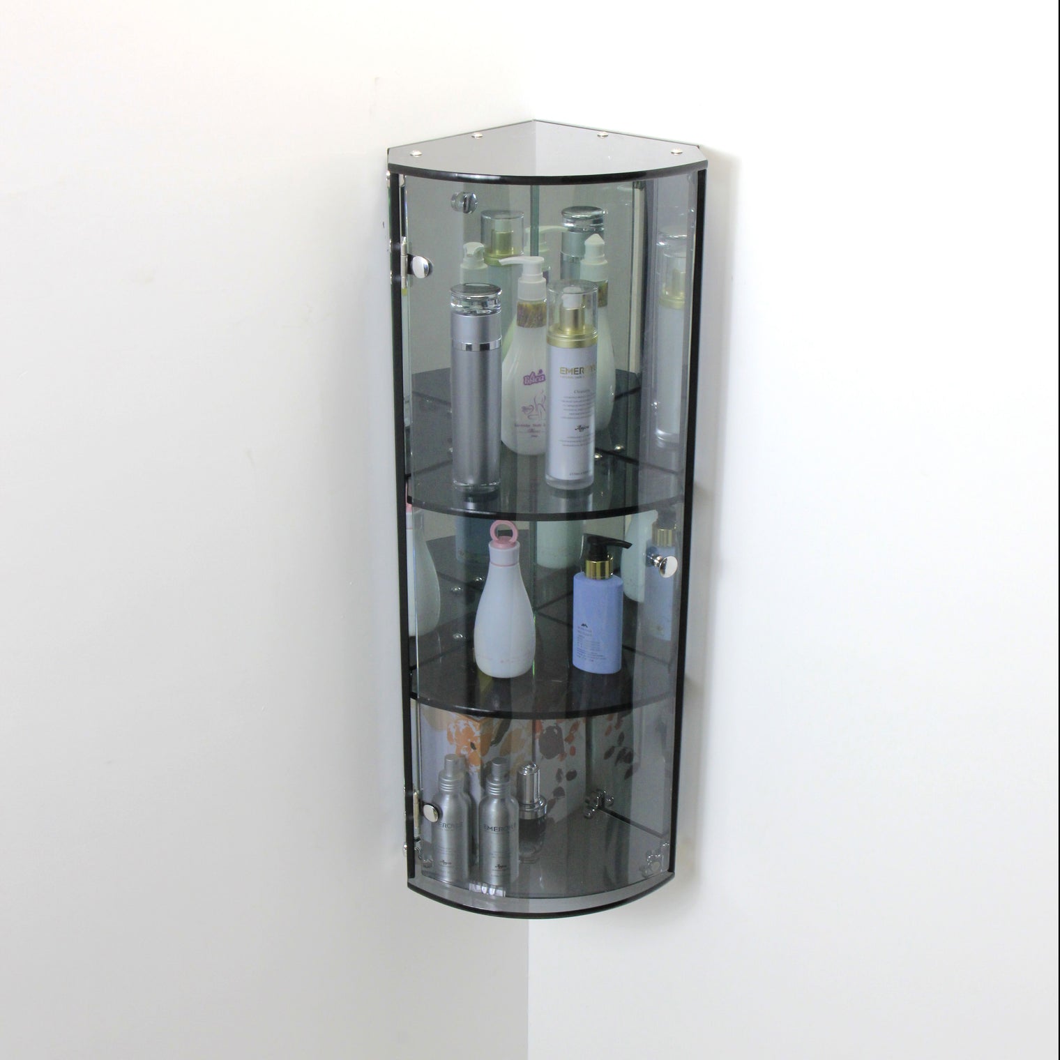 Glass Shower Corner Cabinet-Side Units-INFINITE-訂造洗手盆,浴室翻新, small size bathtubs, custom-made bathtub HK,freestanding bathtub Hong Kong, 獨立式 浴缸 香港, premium bathtub brands HK, Where to buy bathtubs in Hong Kong, best custom bathroom furniture HK, Infinite Bath, Infinite浴缸, Cloakroom,Vanities, Mirrors,Bathroom Furniture, 浴室裝修,浴室 櫃 訂造