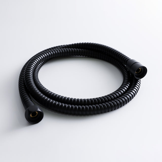 1.5M Stainless Steel Black Shower Hose-Plumbing Fittings & Supports-INFINITE-訂造洗手盆,浴室翻新, small size bathtubs, custom-made bathtub HK,freestanding bathtub Hong Kong, 獨立式 浴缸 香港, premium bathtub brands HK, Where to buy bathtubs in Hong Kong, best custom bathroom furniture HK, Infinite Bath, Infinite浴缸, Cloakroom,Vanities, Mirrors,Bathroom Furniture, 浴室裝修,浴室 櫃 訂造