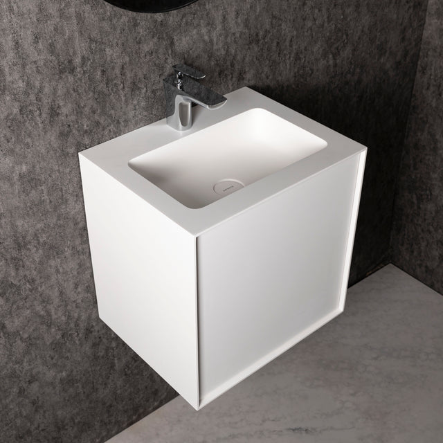 Vesta WM 50 w/Drawer-WALL MOUNT WASHBASINS-訂造一體無縫洗手盆,Tailor made Washbasins,waterbasin hk, 浴室物料,浴室裝修,訂造洗手盆,浴室翻新,Bathroomware ,Bespoke bathroom,浴室配件,訂造浴室潔具,訂造浴室傢俬,香港 浴室設計 公司,best custom bathroom furniture HK, Infinite Bath