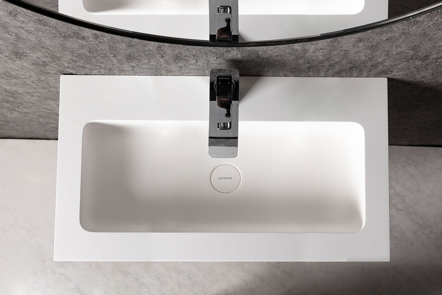 Vesta WM 80 w/Drawer-WALL MOUNT WASHBASINS-訂造一體無縫洗手盆,Tailor made Washbasins,waterbasin hk, 浴室物料,浴室裝修,訂造洗手盆,浴室翻新,Bathroomware ,Bespoke bathroom,浴室配件,訂造浴室潔具,訂造浴室傢俬,香港 浴室設計 公司,best custom bathroom furniture HK, Infinite Bath