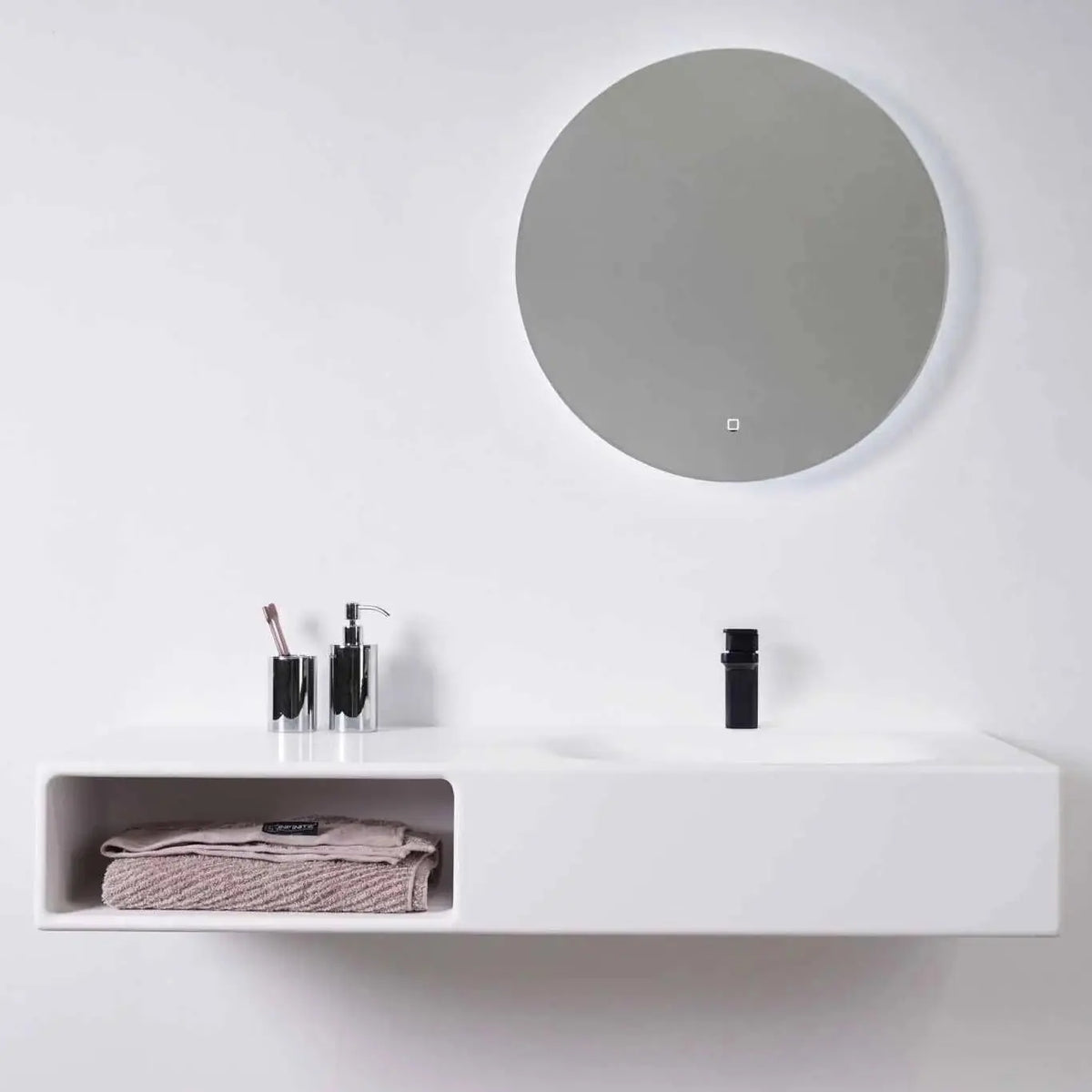 Spio WM 120R w/Shelf-WALL MOUNT WASHBASINS-訂造一體無縫洗手盆,Tailor made Washbasins,waterbasin hk, 浴室物料,浴室裝修,訂造洗手盆,浴室翻新,Bathroomware ,Bespoke bathroom,浴室配件,訂造浴室潔具,訂造浴室傢俬,香港 浴室設計 公司,best custom bathroom furniture HK, Infinite Bath