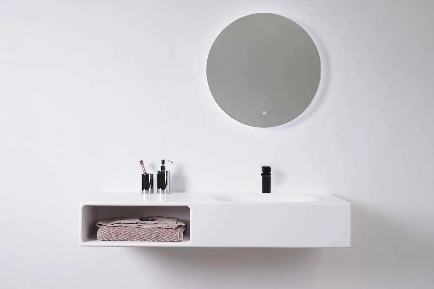 Spio WM 120R w/Shelf-WALL MOUNT WASHBASINS-訂造一體無縫洗手盆,Tailor made Washbasins,waterbasin hk, 浴室物料,浴室裝修,訂造洗手盆,浴室翻新,Bathroomware ,Bespoke bathroom,浴室配件,訂造浴室潔具,訂造浴室傢俬,香港 浴室設計 公司,best custom bathroom furniture HK, Infinite Bath