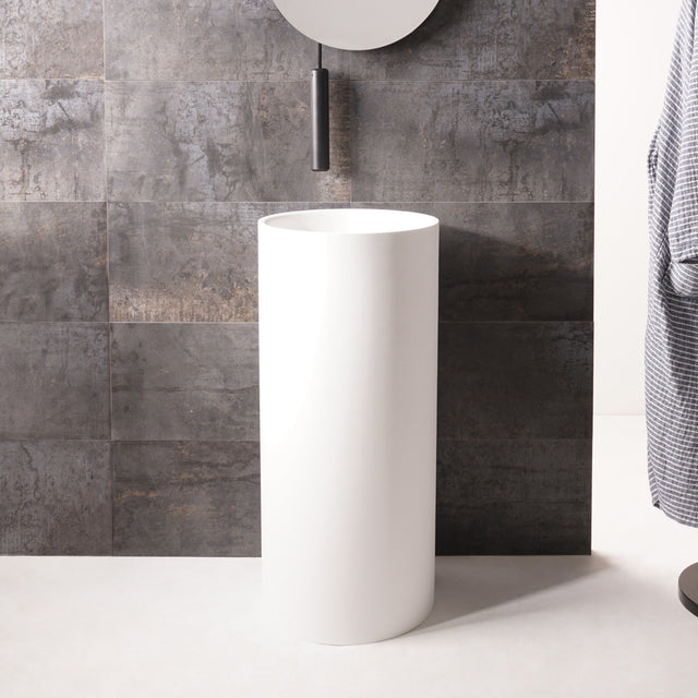 Niagara P 40-PEDESTAL WASHBASINS-訂造一體無縫洗手盆,Tailor made Washbasins,waterbasin hk, 浴室物料,浴室裝修,訂造洗手盆,浴室翻新,Bathroomware ,Bespoke bathroom,浴室配件,訂造浴室潔具,訂造浴室傢俬,香港 浴室設計 公司,best custom bathroom furniture HK, Infinite Bath