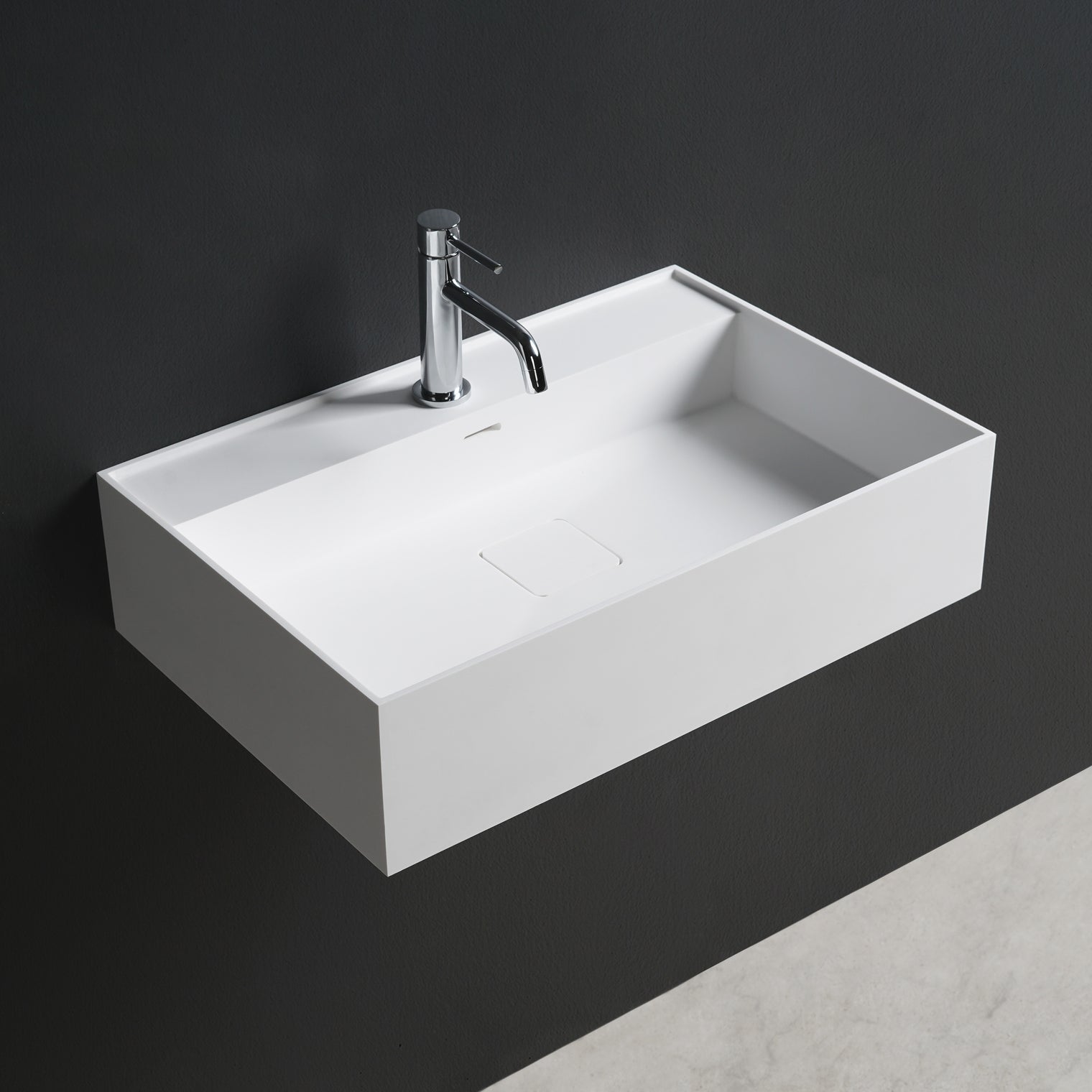 CUBE-X WM 60-WALL MOUNT WASHBASINS-訂造一體無縫洗手盆,Tailor made Washbasins,waterbasin hk, 浴室物料,浴室裝修,訂造洗手盆,浴室翻新,Bathroomware ,Bespoke bathroom,浴室配件,訂造浴室潔具,訂造浴室傢俬,香港 浴室設計 公司,best custom bathroom furniture HK, Infinite Bath