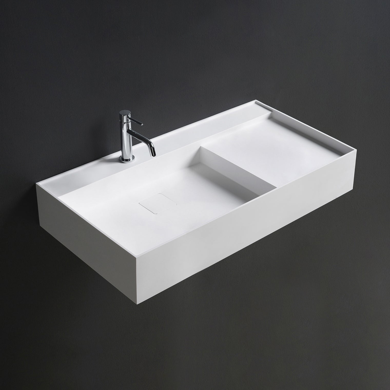 CUBE-X WM 90L-WALL MOUNT WASHBASINS-訂造一體無縫洗手盆,Tailor made Washbasins,waterbasin hk, 浴室物料,浴室裝修,訂造洗手盆,浴室翻新,Bathroomware ,Bespoke bathroom,浴室配件,訂造浴室潔具,訂造浴室傢俬,香港 浴室設計 公司,best custom bathroom furniture HK, Infinite Bath