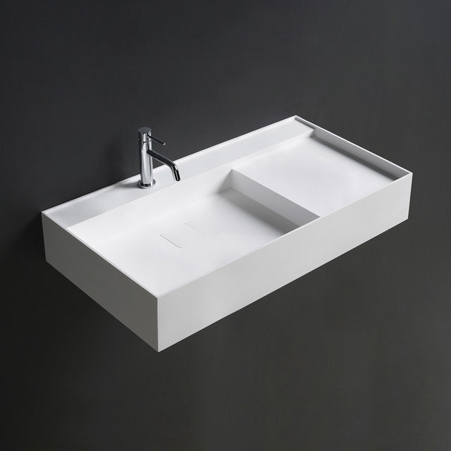 CUBE-X WM 90L-WALL MOUNT WASHBASINS-訂造一體無縫洗手盆,Tailor made Washbasins,waterbasin hk, 浴室物料,浴室裝修,訂造洗手盆,浴室翻新,Bathroomware ,Bespoke bathroom,浴室配件,訂造浴室潔具,訂造浴室傢俬,香港 浴室設計 公司,best custom bathroom furniture HK, Infinite Bath