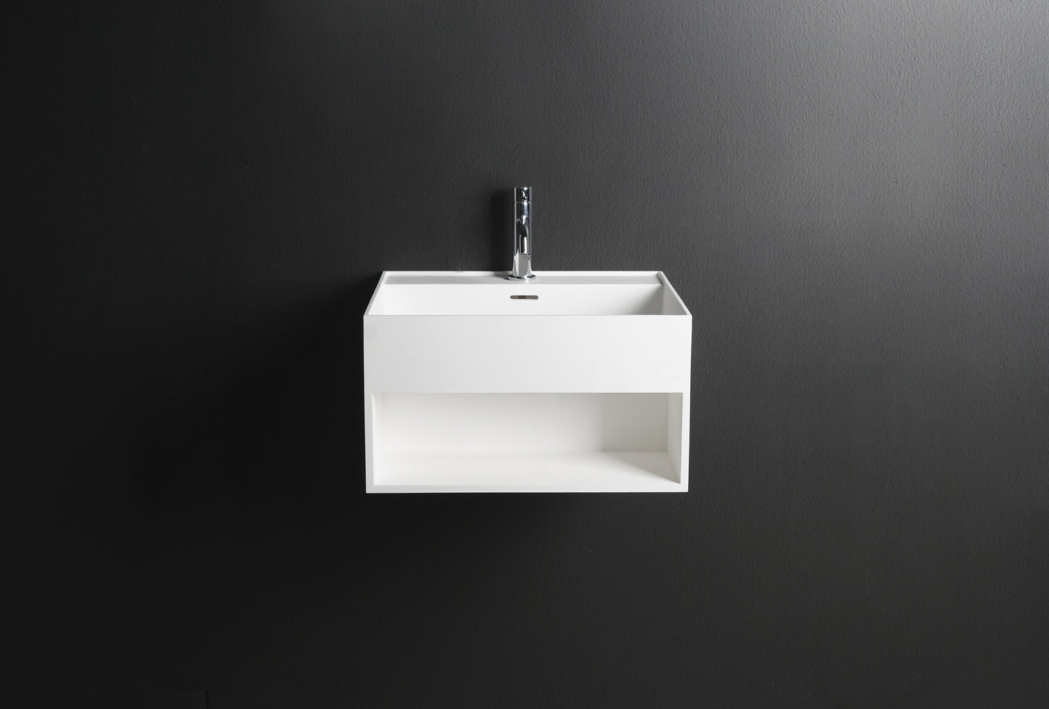 CUBE-X WM 60 w/Shelf-WALL MOUNT WASHBASINS-訂造一體無縫洗手盆,Tailor made Washbasins,waterbasin hk, 浴室物料,浴室裝修,訂造洗手盆,浴室翻新,Bathroomware ,Bespoke bathroom,浴室配件,訂造浴室潔具,訂造浴室傢俬,香港 浴室設計 公司,best custom bathroom furniture HK, Infinite Bath