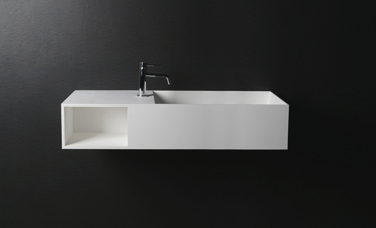 CUBE-X WM 120R w/Shelf-WALL MOUNT WASHBASINS-訂造一體無縫洗手盆,Tailor made Washbasins,waterbasin hk, 浴室物料,浴室裝修,訂造洗手盆,浴室翻新,Bathroomware ,Bespoke bathroom,浴室配件,訂造浴室潔具,訂造浴室傢俬,香港 浴室設計 公司,best custom bathroom furniture HK, Infinite Bath