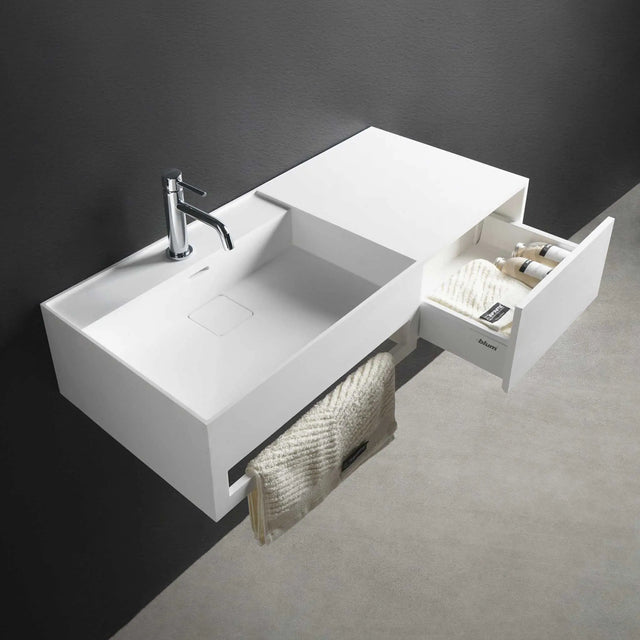 bathroom vanity CUBE-X WM 90L w/Drawer-WALL MOUNT WASHBASINS-訂造一體無縫洗手盆,Tailor made Washbasins,waterbasin hk, 浴室物料,浴室裝修,訂造洗手盆,浴室翻新,Bathroomware ,Bespoke bathroom,浴室配件,訂造浴室潔具,訂造浴室傢俬,香港 浴室設計 公司,best custom bathroom furniture HK, Infinite Bath