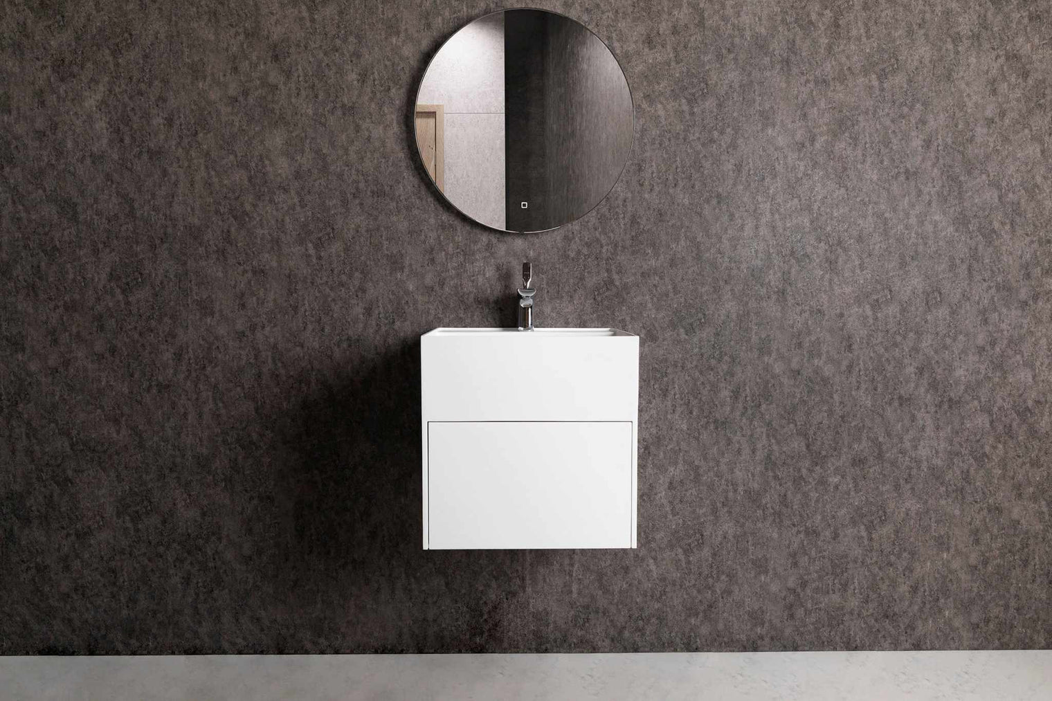 CUBE-X WM 50 w/Drawer-WALL MOUNT WASHBASINS-訂造一體無縫洗手盆,Tailor made Washbasins,waterbasin hk, 浴室物料,浴室裝修,訂造洗手盆,浴室翻新,Bathroomware ,Bespoke bathroom,浴室配件,訂造浴室潔具,訂造浴室傢俬,香港 浴室設計 公司,best custom bathroom furniture HK, Infinite Bath