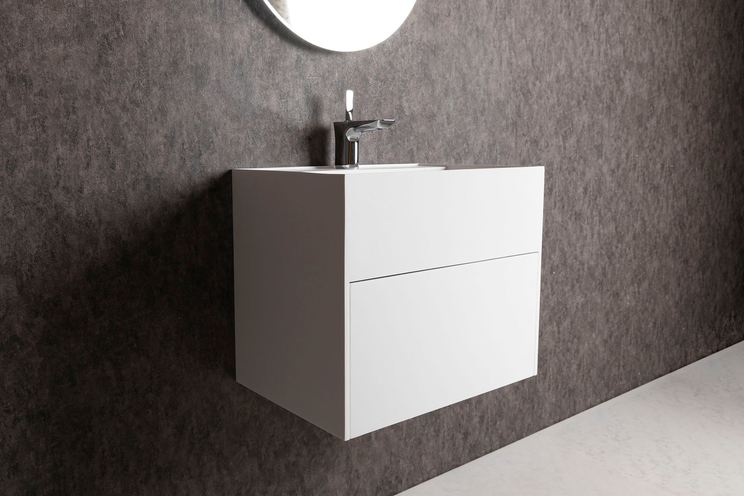 CUBE-X WM 60 w/Drawer-WALL MOUNT WASHBASINS-訂造一體無縫洗手盆,Tailor made Washbasins,waterbasin hk, 浴室物料,浴室裝修,訂造洗手盆,浴室翻新,Bathroomware ,Bespoke bathroom,浴室配件,訂造浴室潔具,訂造浴室傢俬,香港 浴室設計 公司,best custom bathroom furniture HK, Infinite Bath