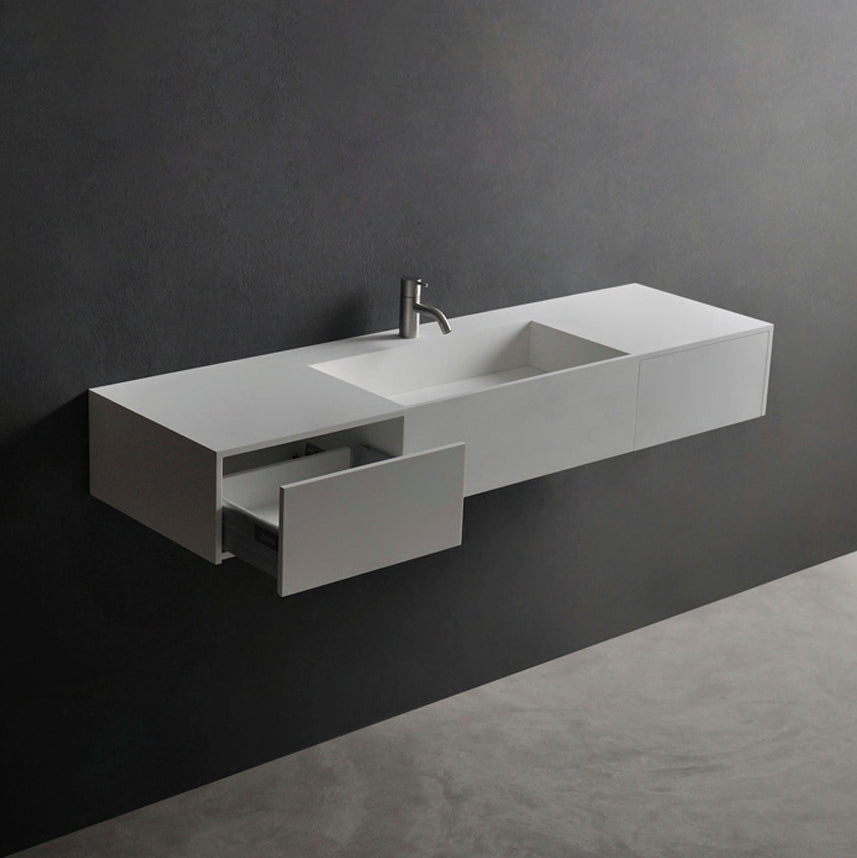CUBE-X WM 120 w/Drawers-WALL MOUNT WASHBASINS-訂造一體無縫洗手盆,Tailor made Washbasins,waterbasin hk, 浴室物料,浴室裝修,訂造洗手盆,浴室翻新,Bathroomware ,Bespoke bathroom,浴室配件,訂造浴室潔具,訂造浴室傢俬,香港 浴室設計 公司,best custom bathroom furniture HK, Infinite Bath