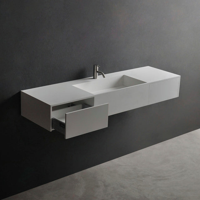 CUBE-X WM 120 w/Drawers-WALL MOUNT WASHBASINS-訂造一體無縫洗手盆,Tailor made Washbasins,waterbasin hk, 浴室物料,浴室裝修,訂造洗手盆,浴室翻新,Bathroomware ,Bespoke bathroom,浴室配件,訂造浴室潔具,訂造浴室傢俬,香港 浴室設計 公司,best custom bathroom furniture HK, Infinite Bath