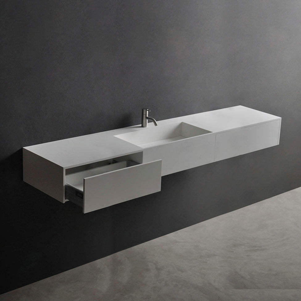 CUBE-X WM 140 w/Drawers-WALL MOUNT WASHBASINS-訂造一體無縫洗手盆,Tailor made Washbasins,waterbasin hk, 浴室物料,浴室裝修,訂造洗手盆,浴室翻新,Bathroomware ,Bespoke bathroom,浴室配件,訂造浴室潔具,訂造浴室傢俬,香港 浴室設計 公司,best custom bathroom furniture HK, Infinite Bath
