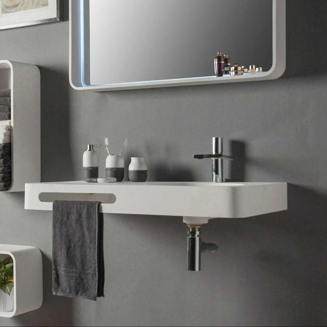 Cirque WM 90R-WALL MOUNT WASHBASINS-訂造一體無縫洗手盆,Tailor made Washbasins,waterbasin hk, 浴室物料,浴室裝修,訂造洗手盆,浴室翻新,Bathroomware ,Bespoke bathroom,浴室配件,訂造浴室潔具,訂造浴室傢俬,香港 浴室設計 公司,best custom bathroom furniture HK, Infinite Bath