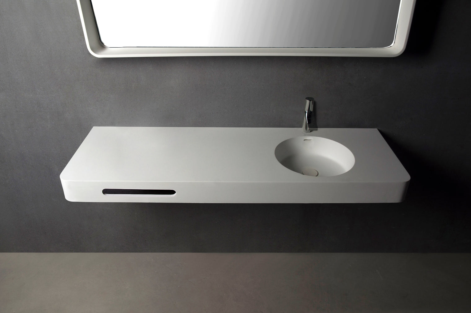 Cirque WM 120R-WALL MOUNT WASHBASINS-訂造一體無縫洗手盆,Tailor made Washbasins,waterbasin hk, 浴室物料,浴室裝修,訂造洗手盆,浴室翻新,Bathroomware ,Bespoke bathroom,浴室配件,訂造浴室潔具,訂造浴室傢俬,香港 浴室設計 公司,best custom bathroom furniture HK, Infinite Bath