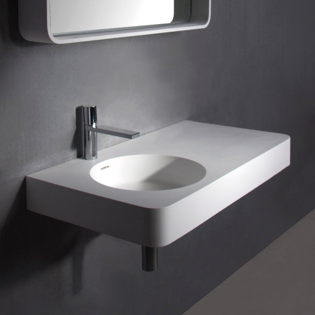 Cirque WM 55L-WALL MOUNT WASHBASINS-訂造一體無縫洗手盆,Tailor made Washbasins,waterbasin hk, 浴室物料,浴室裝修,訂造洗手盆,浴室翻新,Bathroomware ,Bespoke bathroom,浴室配件,訂造浴室潔具,訂造浴室傢俬,香港 浴室設計 公司,best custom bathroom furniture HK, Infinite Bath