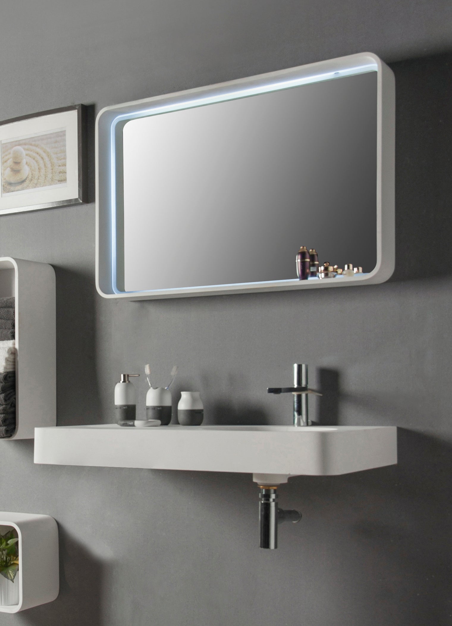 Cirque WM 55R-WALL MOUNT WASHBASINS-訂造一體無縫洗手盆,Tailor made Washbasins,waterbasin hk, 浴室物料,浴室裝修,訂造洗手盆,浴室翻新,Bathroomware ,Bespoke bathroom,浴室配件,訂造浴室潔具,訂造浴室傢俬,香港 浴室設計 公司,best custom bathroom furniture HK, Infinite Bath