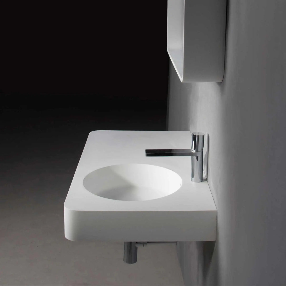 Cirque WM 55R-WALL MOUNT WASHBASINS-訂造一體無縫洗手盆,Tailor made Washbasins,waterbasin hk, 浴室物料,浴室裝修,訂造洗手盆,浴室翻新,Bathroomware ,Bespoke bathroom,浴室配件,訂造浴室潔具,訂造浴室傢俬,香港 浴室設計 公司,best custom bathroom furniture HK, Infinite Bath