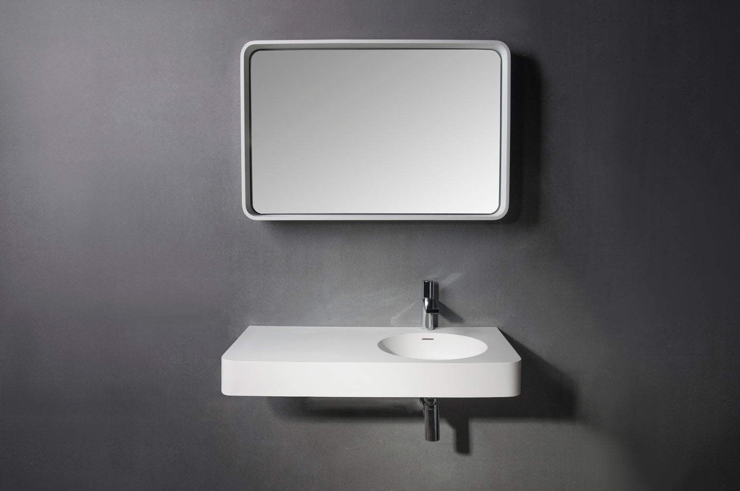 Cirque WM 55R-WALL MOUNT WASHBASINS-訂造一體無縫洗手盆,Tailor made Washbasins,waterbasin hk, 浴室物料,浴室裝修,訂造洗手盆,浴室翻新,Bathroomware ,Bespoke bathroom,浴室配件,訂造浴室潔具,訂造浴室傢俬,香港 浴室設計 公司,best custom bathroom furniture HK, Infinite Bath
