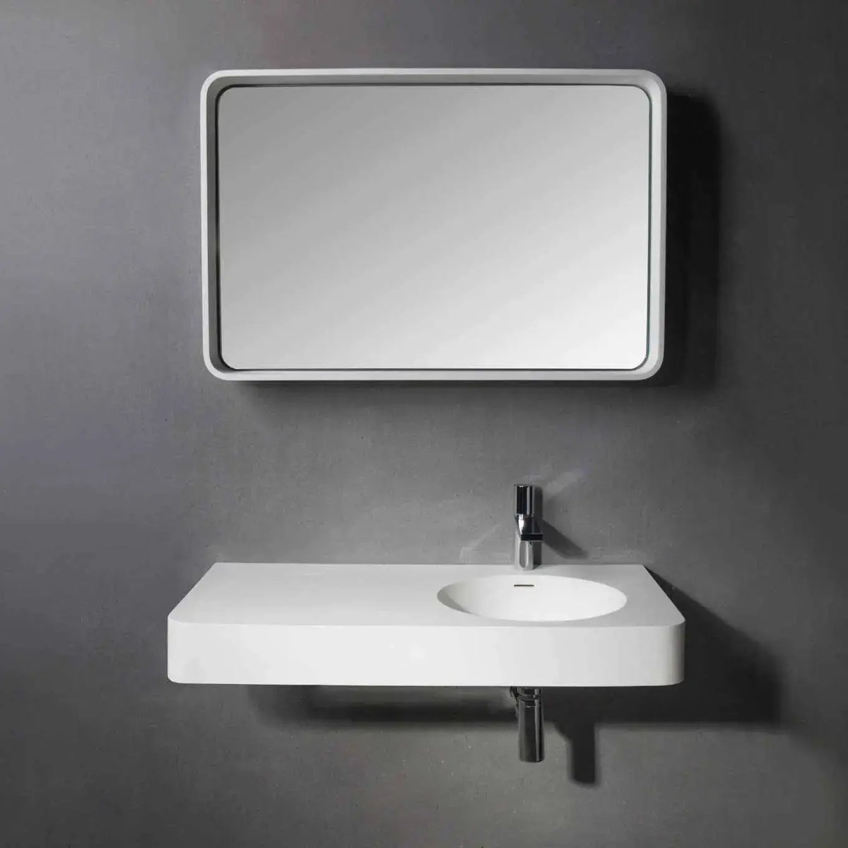 Cirque WM 55R-WALL MOUNT WASHBASINS-訂造一體無縫洗手盆,Tailor made Washbasins,waterbasin hk, 浴室物料,浴室裝修,訂造洗手盆,浴室翻新,Bathroomware ,Bespoke bathroom,浴室配件,訂造浴室潔具,訂造浴室傢俬,香港 浴室設計 公司,best custom bathroom furniture HK, Infinite Bath