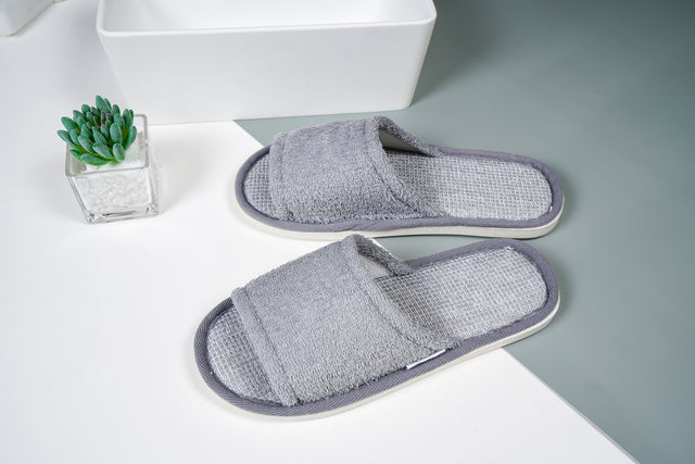 576 Charcoal Bathroom Slippers-Bath & Body-INFINITE-訂造洗手盆,浴室翻新, small size bathtubs, custom-made bathtub HK,freestanding bathtub Hong Kong, 獨立式 浴缸 香港, premium bathtub brands HK, Where to buy bathtubs in Hong Kong, best custom bathroom furniture HK, Infinite Bath, Infinite浴缸, Cloakroom,Vanities, Mirrors,Bathroom Furniture, 浴室裝修,浴室 櫃 訂造