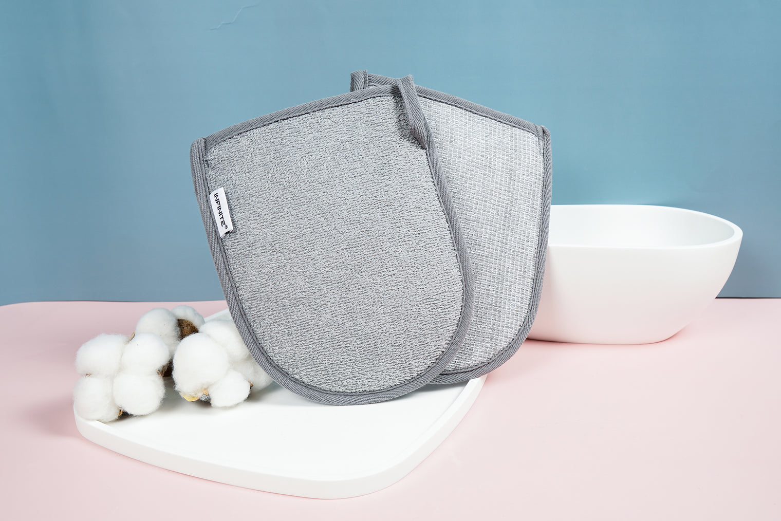 599 Charcoal Bath Body Mittens-Bath & Body-INFINITE-訂造洗手盆,浴室翻新, small size bathtubs, custom-made bathtub HK,freestanding bathtub Hong Kong, 獨立式 浴缸 香港, premium bathtub brands HK, Where to buy bathtubs in Hong Kong, best custom bathroom furniture HK, Infinite Bath, Infinite浴缸, Cloakroom,Vanities, Mirrors,Bathroom Furniture, 浴室裝修,浴室 櫃 訂造