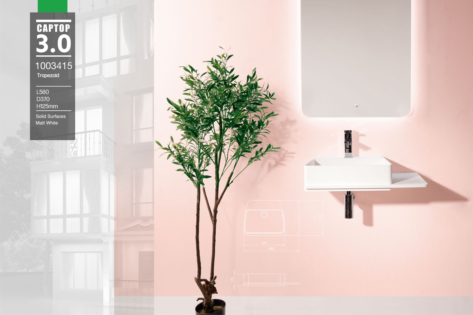 Captop 3.0-WALL MOUNT WASHBASINS-訂造一體無縫洗手盆,Tailor made Washbasins,waterbasin hk, 浴室物料,浴室裝修,訂造洗手盆,浴室翻新,Bathroomware ,Bespoke bathroom,浴室配件,訂造浴室潔具,訂造浴室傢俬,香港 浴室設計 公司,best custom bathroom furniture HK, Infinite Bath