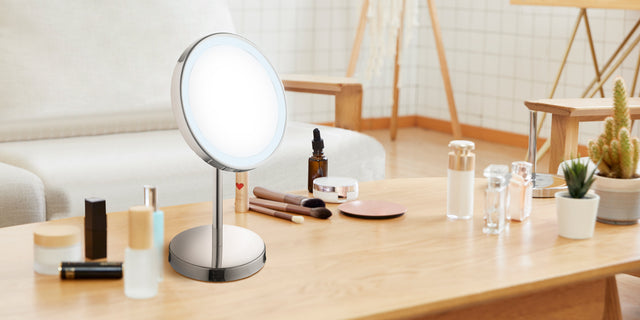 LUGO Table Top-Cosmetic Mirrors-LUGO Table Top-Cosmetic Mirrors-Smart bathroom Hong Kong, Smart mirror toilet, LED bathroom mirror, Smart mirror with light, High-tech toilet mirror, Smart vanity mirror, Mirror with LED lighting, Modern toilet mirror, Smart makeup mirror, Mirror with built-in lights, Smart mirror for bathroom, Luxury bathroom mirror, Digital mirror Hong Kong, Smart home bathroom accessories,智能浴室 香港, 智能廁所鏡, LED 浴室鏡, 智能鏡帶燈, 高科技廁所鏡, 智能化妝鏡, 鏡子帶LED燈, 內置燈光鏡子, 浴室智能鏡, 豪華浴室鏡, 數碼鏡子 香港, 智能家居浴室配件, Infin