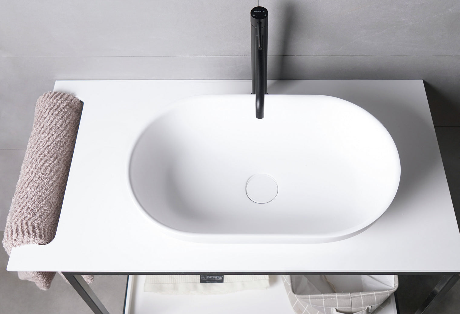 Niagara E 55-OVERCOUNTER WASHBASINS-訂造一體無縫洗手盆,Tailor made Washbasins,waterbasin hk, 浴室物料,浴室裝修,訂造洗手盆,浴室翻新,Bathroomware ,Bespoke bathroom,浴室配件,訂造浴室潔具,訂造浴室傢俬,香港 浴室設計 公司,best custom bathroom furniture HK, Infinite Bath
