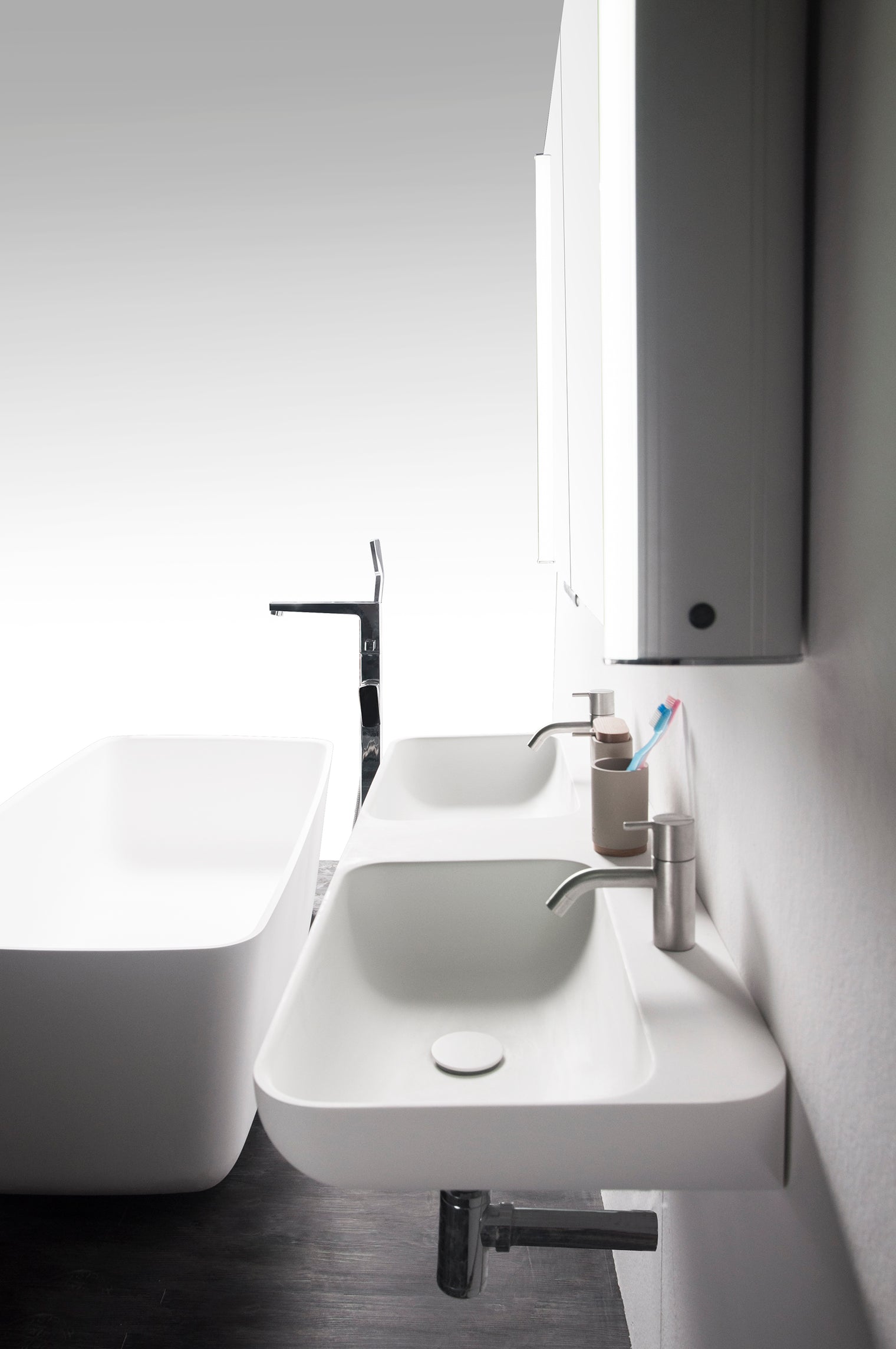 Niagara WM 120DB-WALL MOUNT WASHBASINS-訂造一體無縫洗手盆,Tailor made Washbasins,waterbasin hk, 浴室物料,浴室裝修,訂造洗手盆,浴室翻新,Bathroomware ,Bespoke bathroom,浴室配件,訂造浴室潔具,訂造浴室傢俬,香港 浴室設計 公司,best custom bathroom furniture HK, Infinite Bath